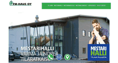 Desktop Screenshot of mestarihalli.fi