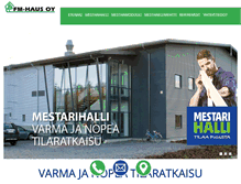 Tablet Screenshot of mestarihalli.fi